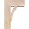 Ekena Millwork Olympic Block Smooth Bracket w/ Offset Brace, Douglas Fir, 7 1/2"W x 18"D x 26"H BKT0806X18X26OLY05SDF - alternate 4